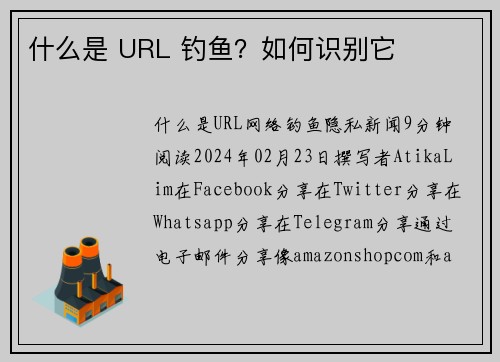 什么是 URL 钓鱼？如何识别它 